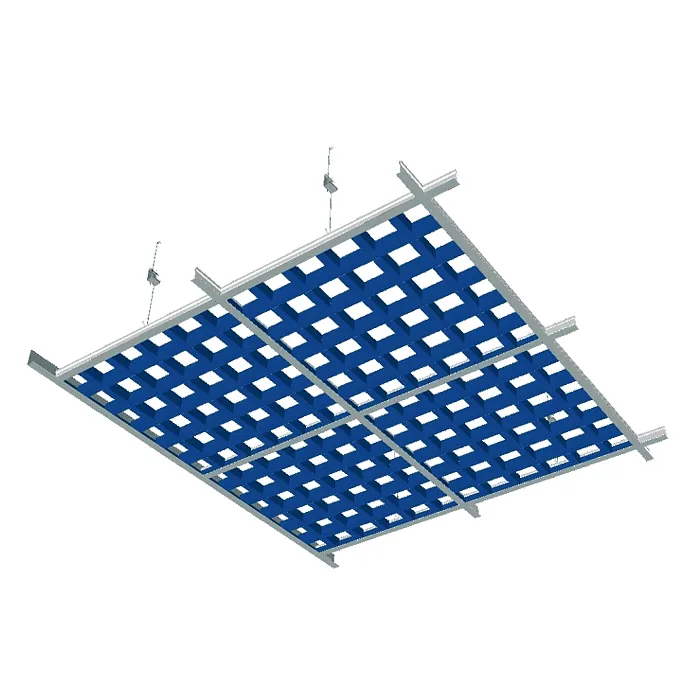 Подвесной потолок Грильято GL-24 ячейка 60х60мм