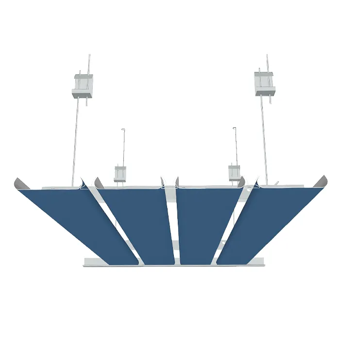 Реечный потолок итальянского дизайна с открытыми стыками А90А