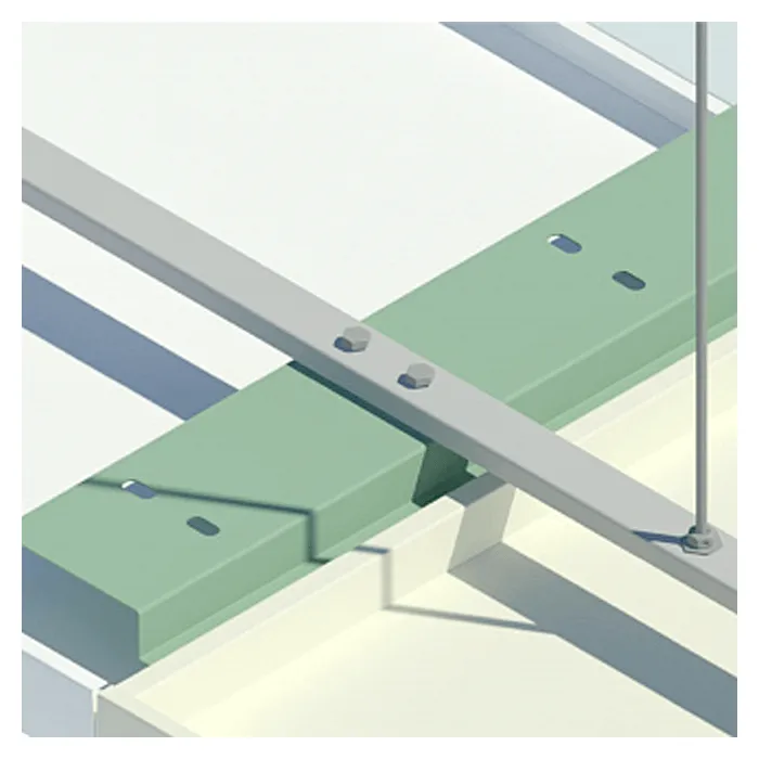 Подвесные потолки на скрытой системе HOOK ON HI-100