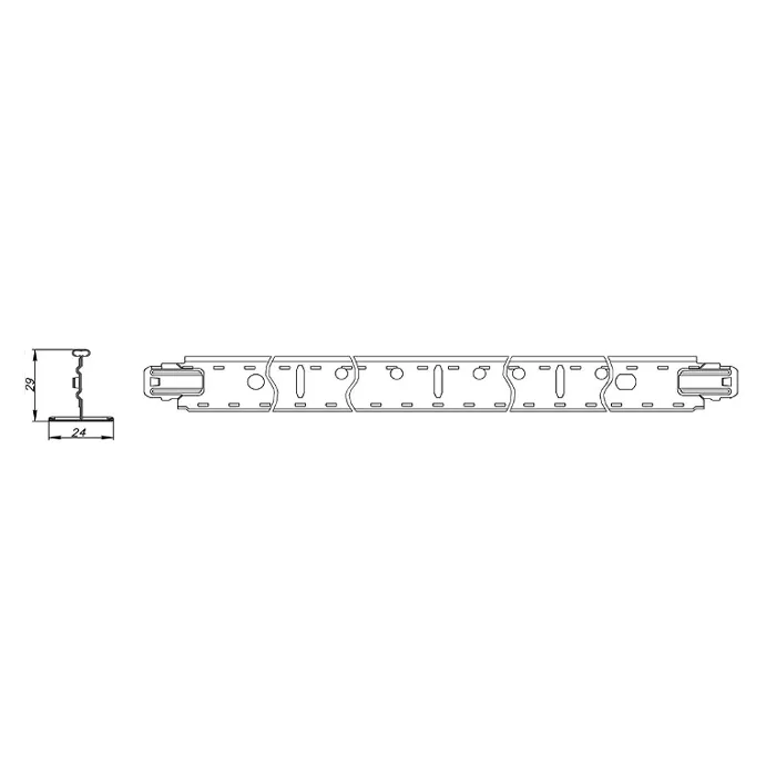 Подвесная система Ecophone T24/38 Alaid белый матовый L=1.20м