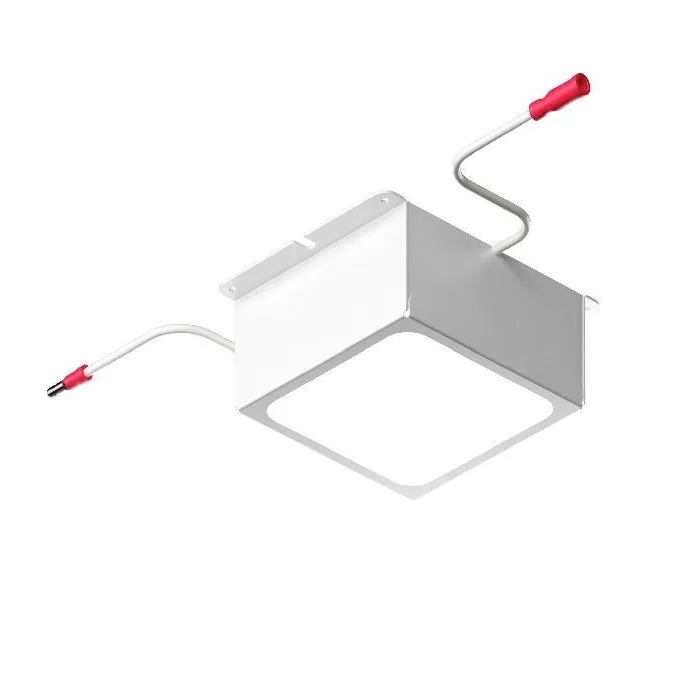 Светильник Pelin PIX Грильято для ячейки 75х75 6Вт 4000К Опал Белый матовый